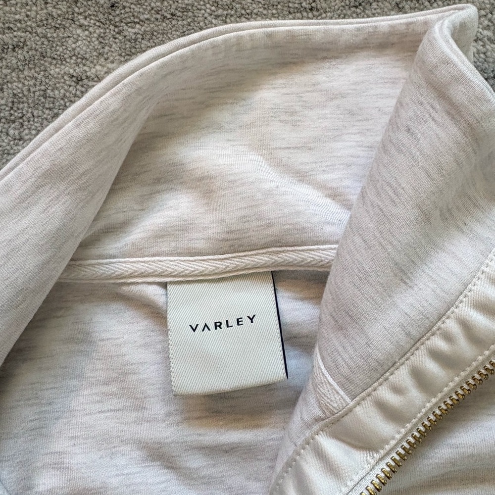 Varley Hawley Half-Zip Sweat (Ivory Marl) - Picture 4 of 4